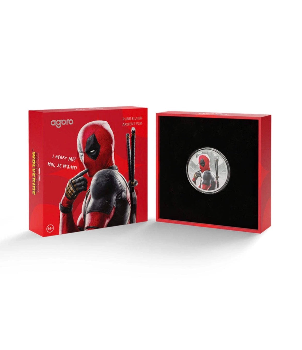 2026 Marvel Deadpool “I Heart Me” – 1 oz .9999 Pure Silver Limited Edition Collectible