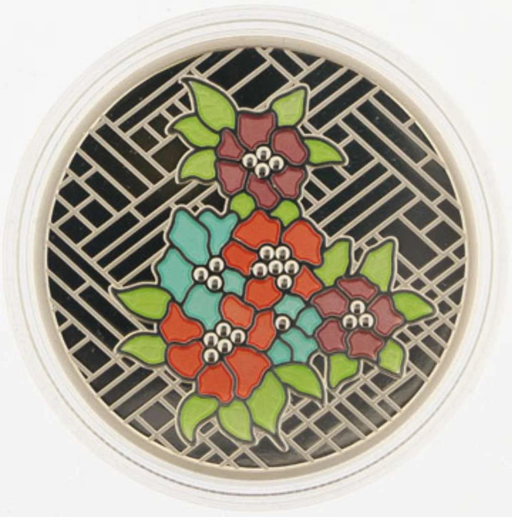 2014 Canada $20 Craigdarroch Castle Stained Glass .9999 Silver Proof Coin