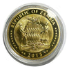Lucky Coin African Buffalo in Plastic Capsule