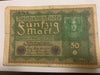 1919 GERMAN 50 MARK BANKNOTE-VERY GOOD