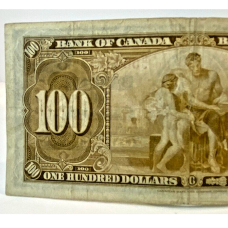 1937 Canada  $100  Dollar Note