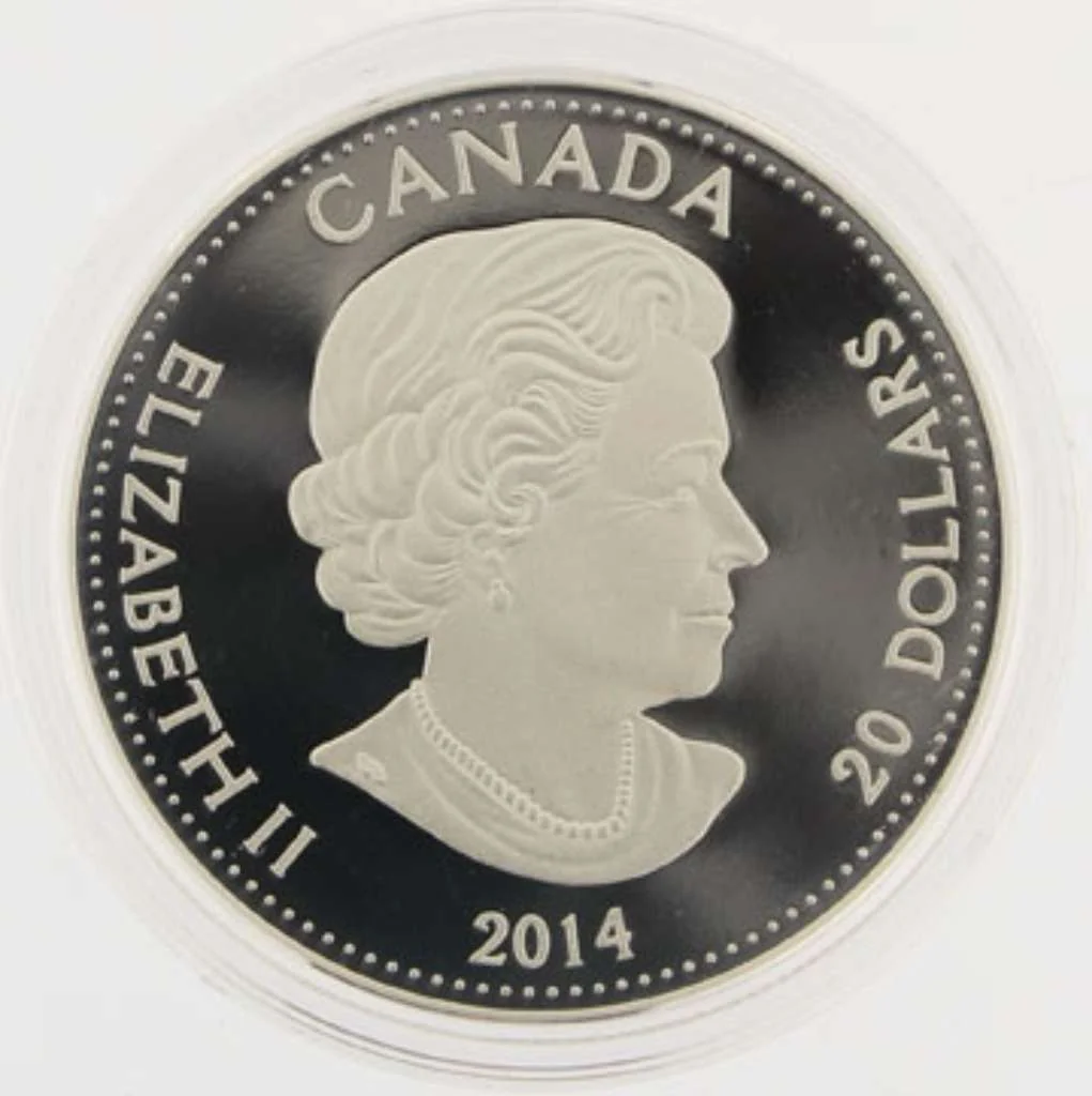2014 Canada Silver  $20 75th Anniversary of The Royal Winnipeg Ballet