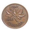 1941 1 Cent Canadian Penny circulé très bon état