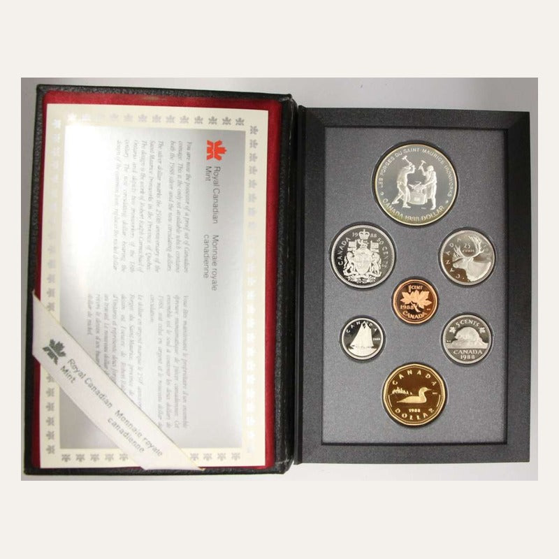 1989 Canada Alexander Mackenzie 7-Coin Silver Dollar Proof Set RCM OGP