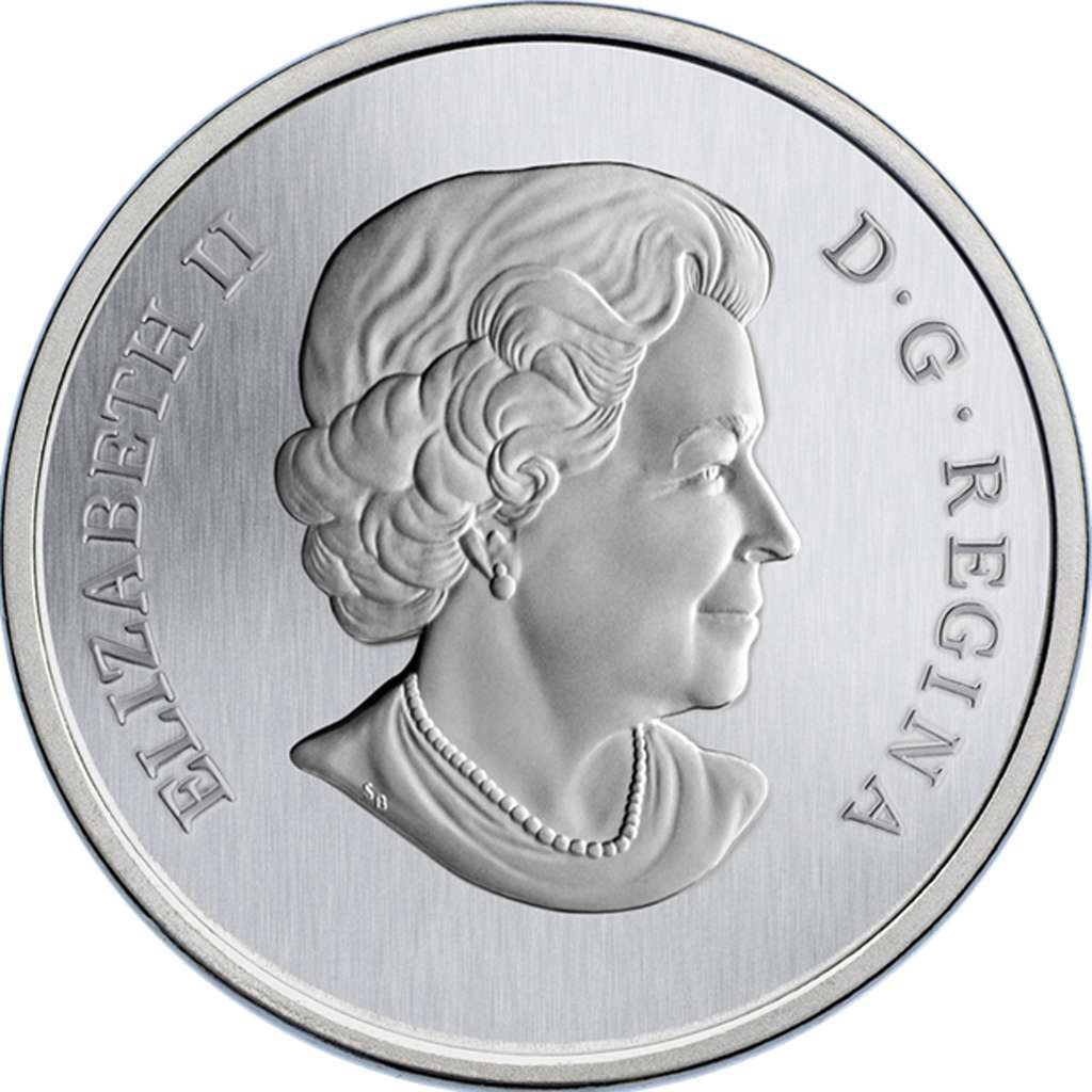 2014 Canada Base Metal 25 Cents Water-Lily And Leopard Frog - Canada's Flora and Fauna