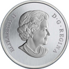 2014 Canada Base Metal 25 Cents Water-Lily And Leopard Frog - Canada's Flora and Fauna