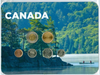 2010 Canada Base Metal Card Canoe Coin Collector Card to hold Standard 6 coins