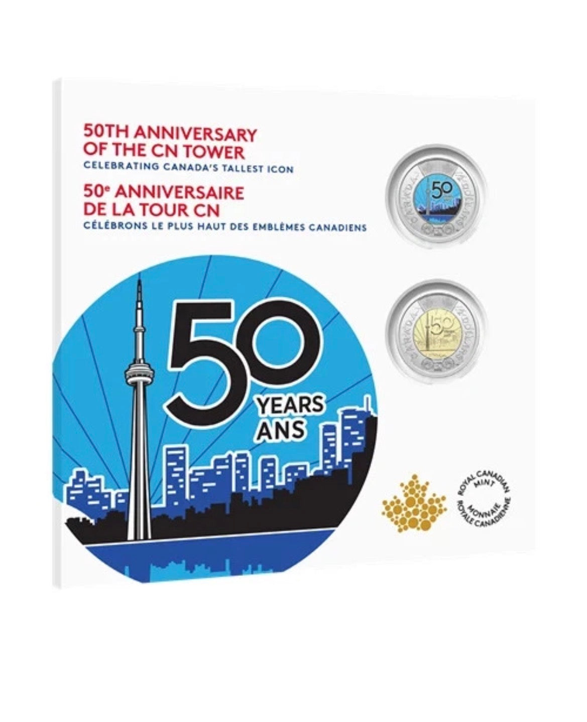 2026 50th Anniversary of the CN Tower - Commemorative Collector Keepsake Card