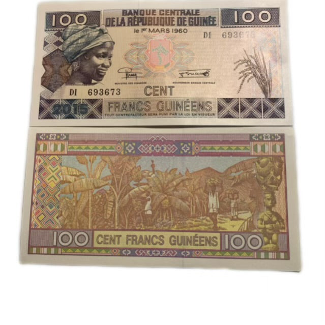 2012 – Guinea – 100 Franken Banknote UNC
