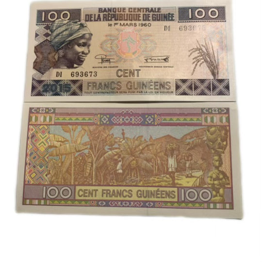 2012 – Guinea – 100 Franken Banknote UNC