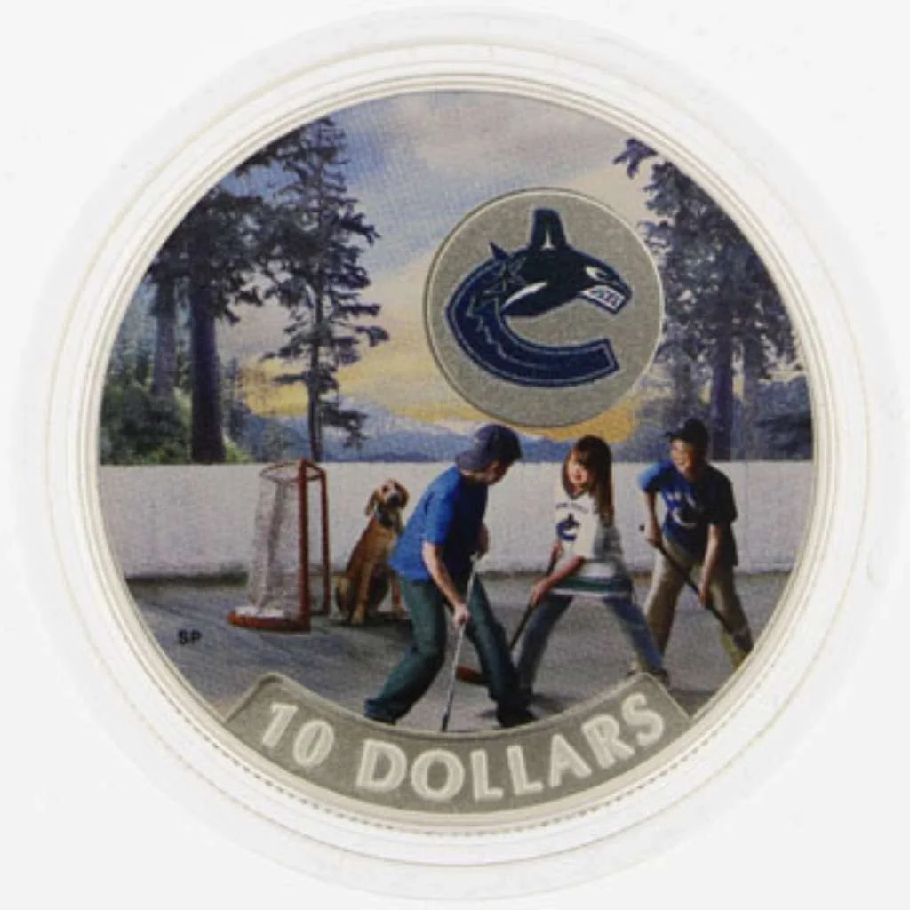 2017 Canada Silver  $10 Passion to Play - Vancouver Canucks