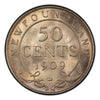 1909 Canada Silver 50 cents Newfoundland  Coin VG