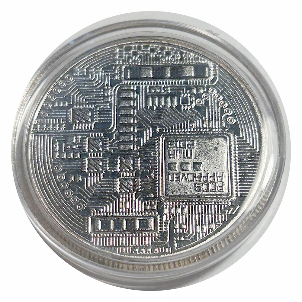 Lucky Craft Colored Coin Bitcoin Commemorative  in Capsule