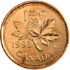 1993 Canada One Cent  Copper  Penny BU