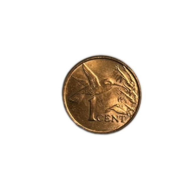 2010 Trinidad & Tobago One Cent Hummingbird UNC