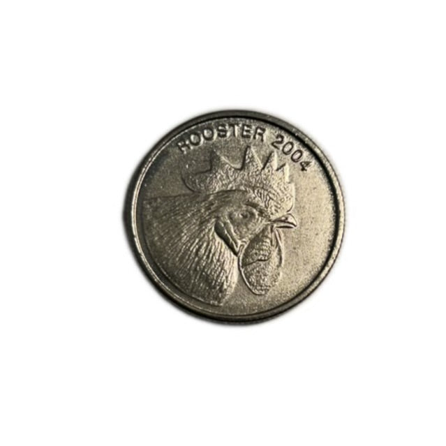 2004 Cape Verde 5 Escudos Coins Rooster UNC