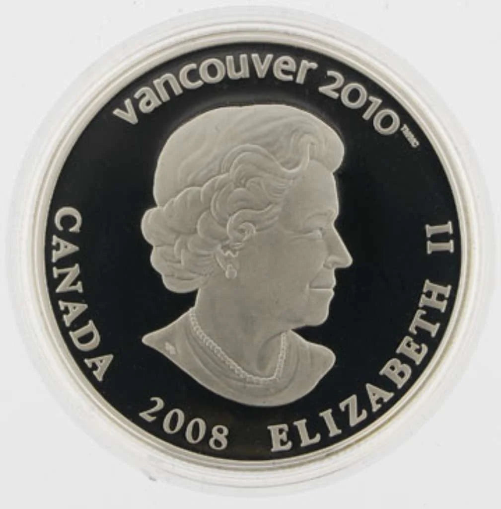 2008 Canada $25 Figure Skating Vancouver 2010 Olympics .925 Silver Proof Coin