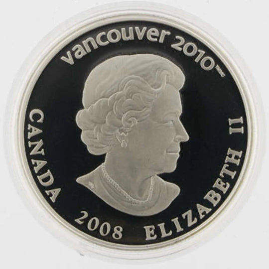2008 Canada $25 Figure Skating Vancouver 2010 Olympics .925 Silver Proof Coin