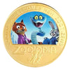 Zootopia 2 Judy Nick & Gary De’Snake Gold-Plated Colorized Collector Coin