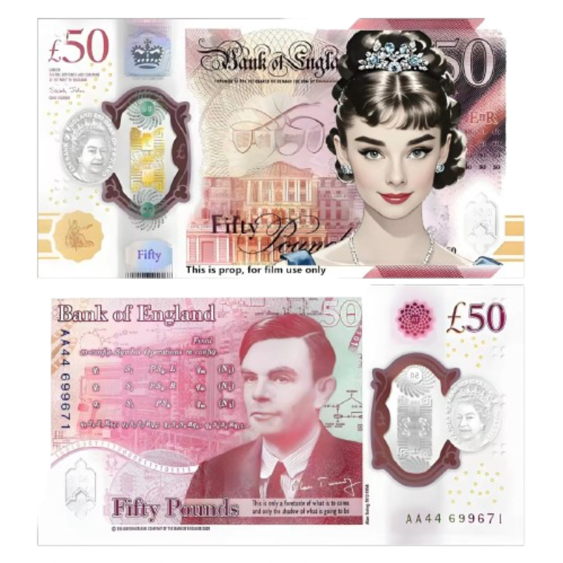 Audrey Hepburn Fantasy Banknote Novelty Souvenir Collectible Note