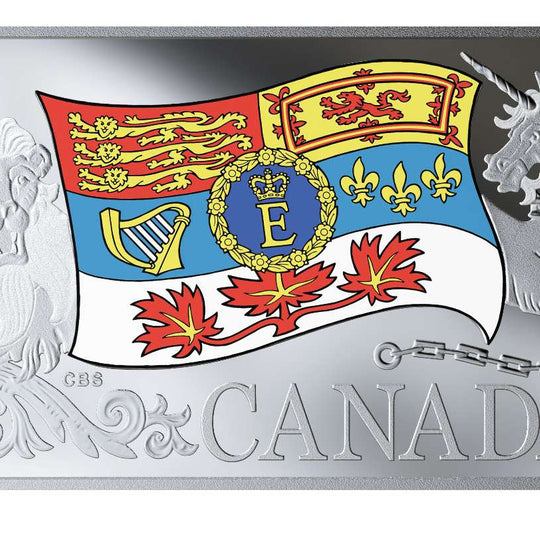 2019 Canada $25 Canadian Flag Queen Elizabeth II .9999 Silver Proof Coin