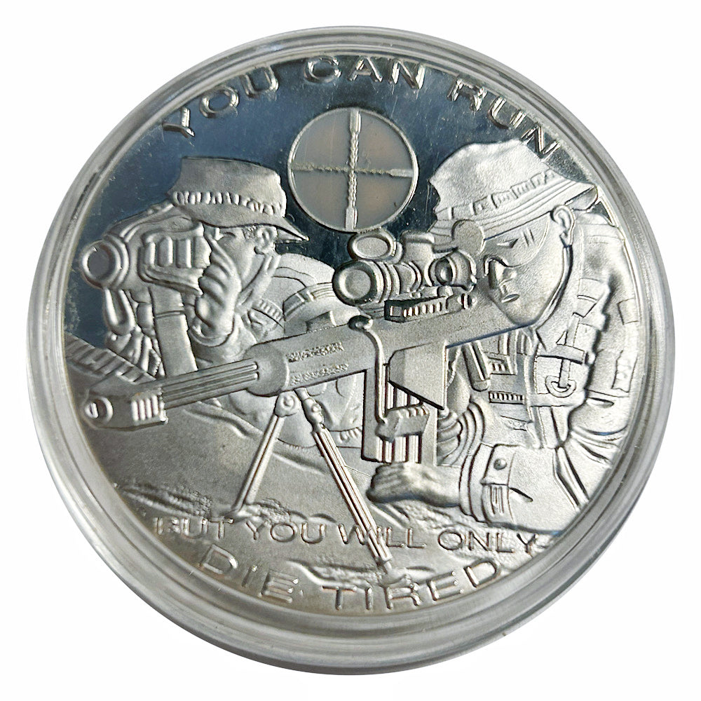 Lucky Craft Coin Cute Military Sniper Skull in Capsule