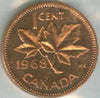 1968 Canada One Cent  BU
