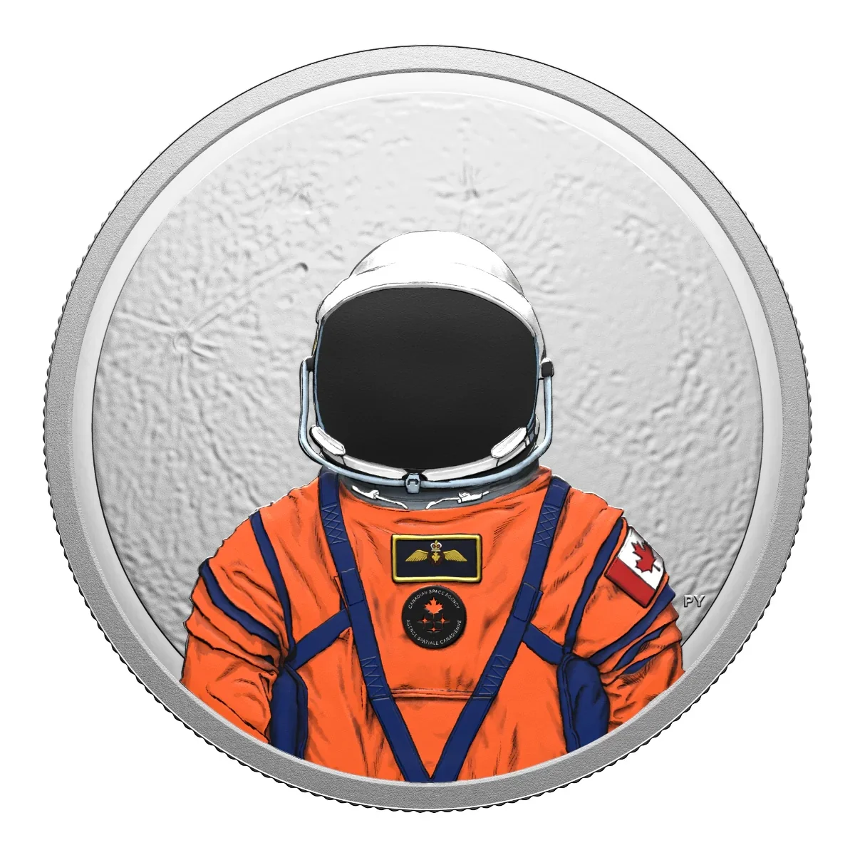 2026 Canada $20 Moon Mission 1 oz Fine Silver Glow in the Dark Coin - Artemis II