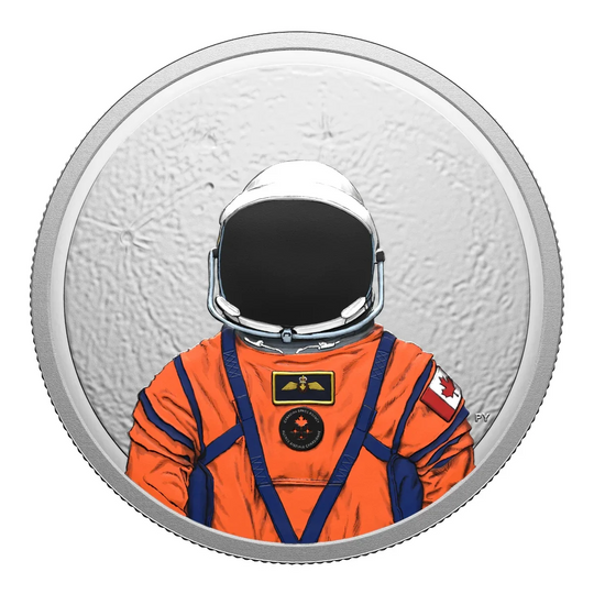 2026 Canada $20 Moon Mission 1 oz Fine Silver Glow in the Dark Coin - Artemis II