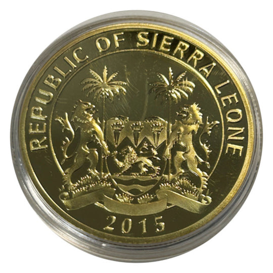 Lucky Copper Coin Tyrannosaurus Rex  in Plastic Capsule