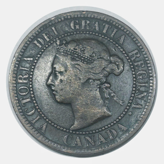 1887 Reine Victoria grand un cent de haute qualité