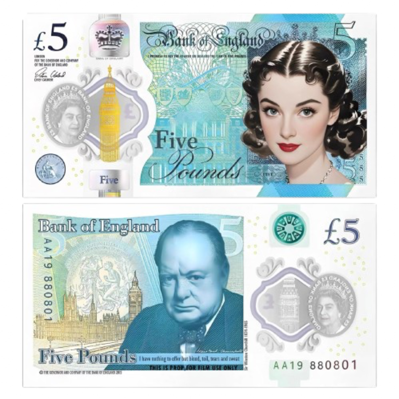 Winston Churchill £5 Fantasy Banknote Novelty Souvenir Collectible Note