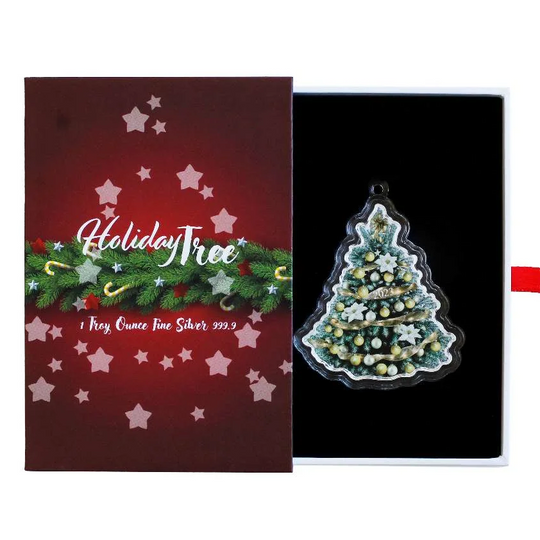 2023 $2 Fine Silver Coin – Holiday tree 1 oz