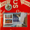 2012 CANADA 25 cent Calgary Stampede 100th Anniversary coloured quarter & stamps Set
