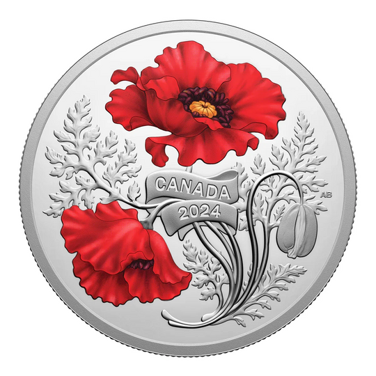 2024 Canada Silver  $20 Remembrance Day PF 1.009oz