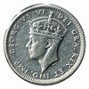 1944 C Newfoundland Silver 10 Cents Coin VF