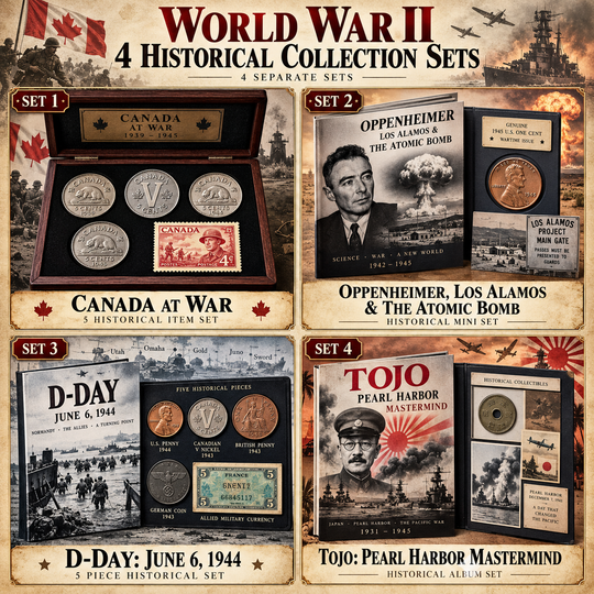 World War II: From Pearl Harbor to Victory – 4 Historical Coin Sets