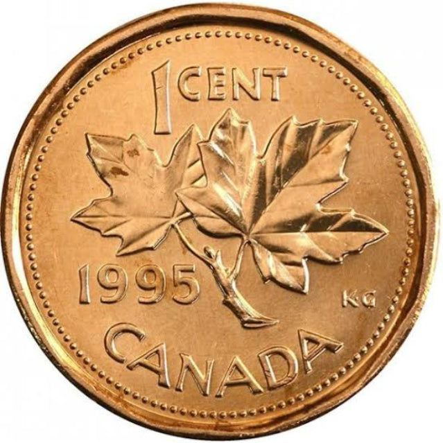 1995 Kanada One Cent BU