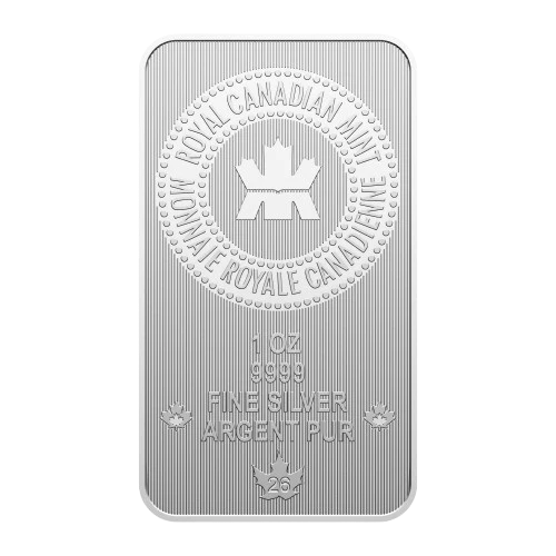 2026 1 oz Pure Silver Bar in Proudly Canadian Packaging - Premium Bullion