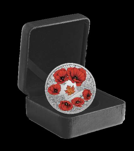 2021 Canada Silver  $20 A Wreath of Remembrance - Lest We Forget PF 1.01oz