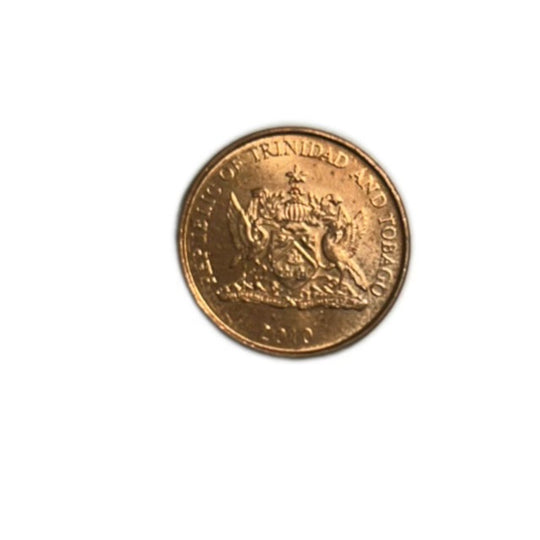 2010 Trinidad & Tobago One Cent Hummingbird UNC