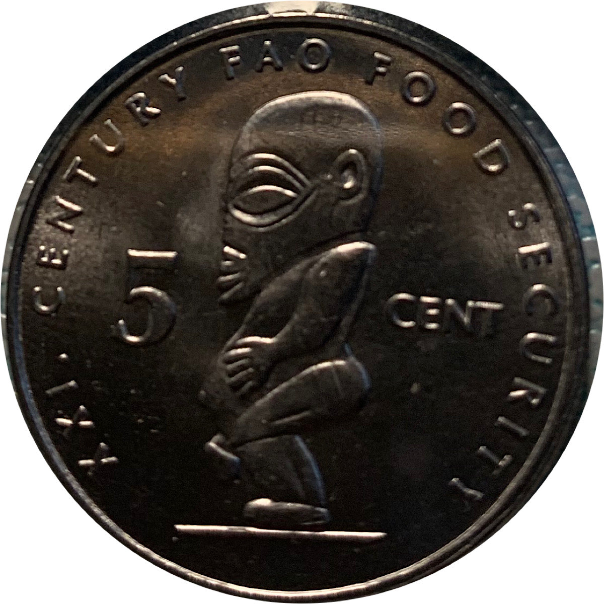 2000 New cook 5-cent reproduction FAO food and agriculture coin