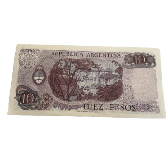 2003 Argentina 10 Pesos Banknote UNC