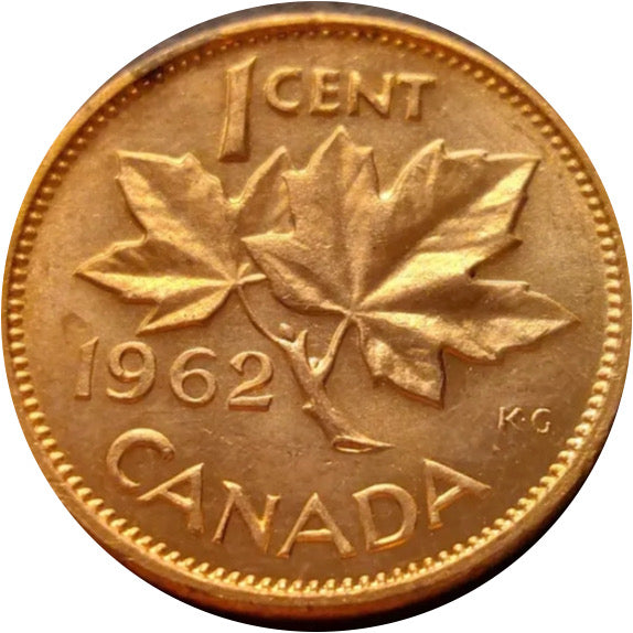 1962  Canada One Cent  BU