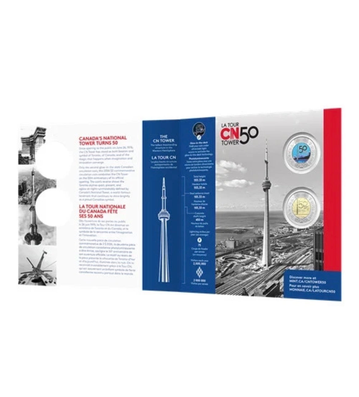 2026 50th Anniversary of the CN Tower - Commemorative Collector Keepsake Card