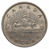 1936 Canada Silver Dollar $1 King George V Voyageur 80% Silver VF
