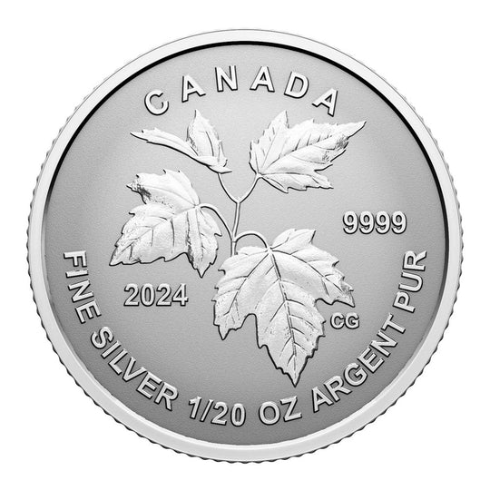 2024 Canada Autumn Beauty Fractional 5-Coin Silver Set