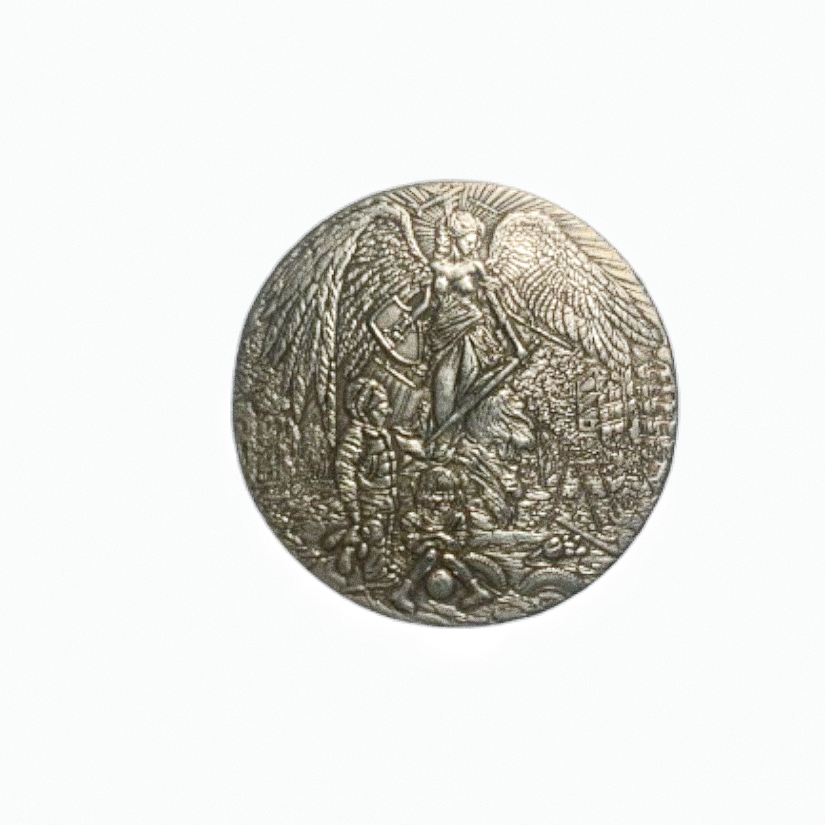 Copper Craft  Coin “Archangel  “40mm Hobo Nickel Big Coin