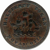 1815 Nova Scotia  0.5 Penny Trade Token Commercial Change Half Penny