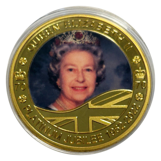 Lucky Craft Coin Queen Elizabeth II Platinum Jubilee  in Capsule